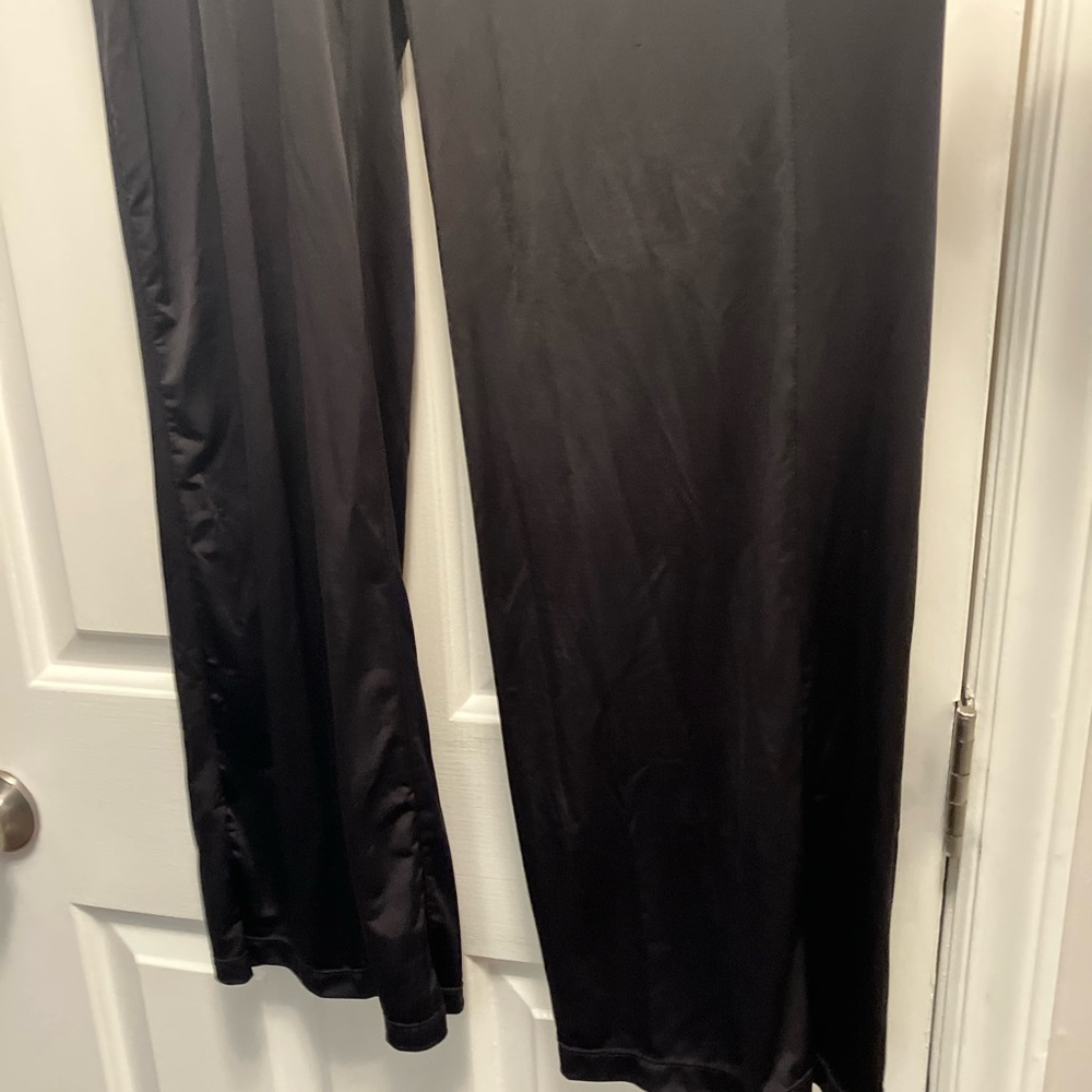 Cabana Life Wide Leg Pants/ Nylon and Spandex Blend/ Size Small/ Black - Picture 5 of 7